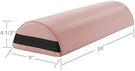 Saloniture Jumbo Half Round Massage Table Bolster Under-Knee Pillow Pad - Image 4
