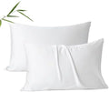 2 Pack Cooling Pillow Cases, Viscose Derived from Bamboo Pillow Protectors King by ShunjieHome