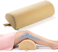 Knee Pillow for Back Sleeping, Half Moon Bolster Pillow for Legs, Memory Foam by Unknown