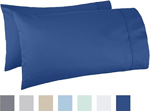 Amazon Basics 400 Thread Count 100% Cotton Pillow Cases, Sateen Weave, King Size - Image 5