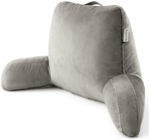 Memory Foam Reading Pillow for Sitting up in Bed, Sage Green by Unknown