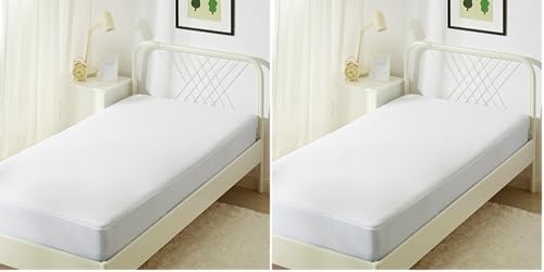 Amazon Basics Waterproof Mattress Protector, Secure Elastic Fit, Protection by AmazonBasics