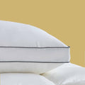Goose Down Fiber Body Pillow for Adults, Long Bed Pillows by InspireCrafter