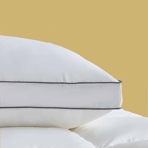 Goose Down Fiber Body Pillow for Adults, Long Bed Pillows by InspireCrafter