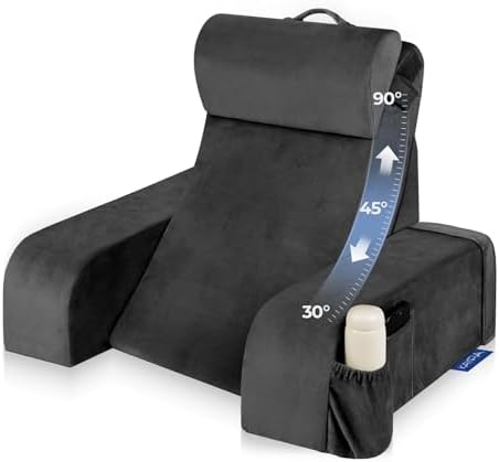 Kayfia Reading Pillow, 30-90° Stepless Adjust Angle Height by Kayfia