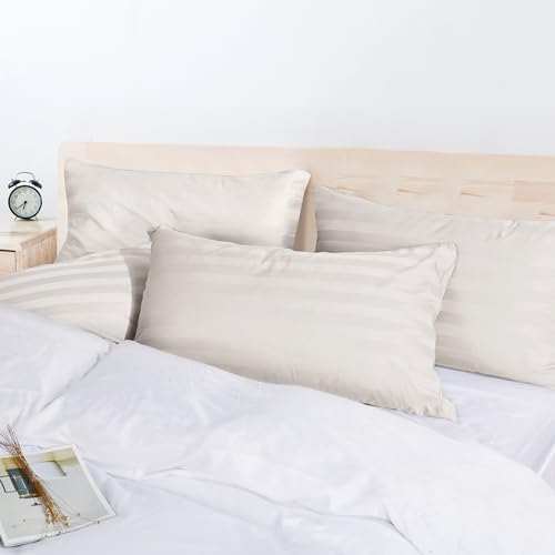 100% Egyptian Cotton King Size Pillow Protectors - Image 4