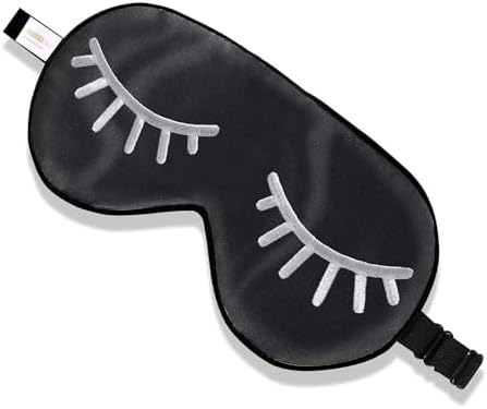 ZIMASILK 100% Natural Silk Sleep Mask Blindfold, Adjustable Super-Smooth Soft by ZIMASILK