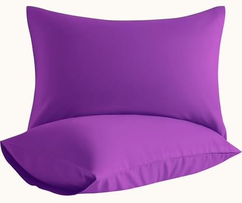 King Pillow Cases, 2 Pack, 20x36 in, Microfiber by Aerlomi