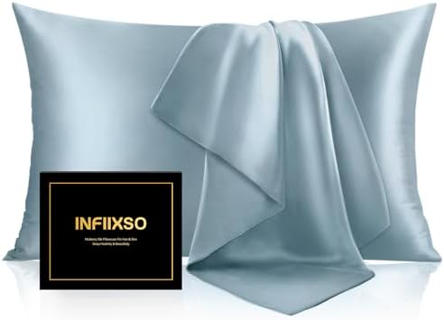 INFIIXSO Mulberry Silk Pillow Cases King Size by INFIIXSO