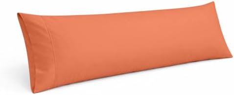 Cotton Delight Organic Cotton Body Pillow Cover 20x60 – 600 Thread Count Sateen by Cotton+Delight