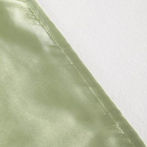 NTBAY Standard Satin Pillowcases, Sage Green - Image 6