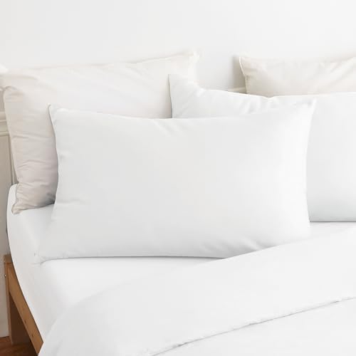 100% Cotton Zippered Pillow Protectors Queen Size - Image 2