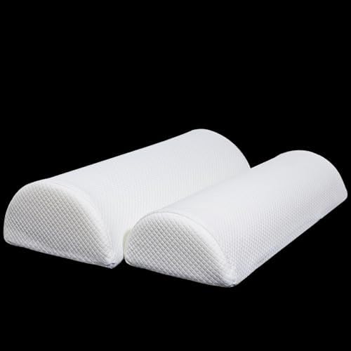 2PCS Knee Pillow for Sleeping, Half Moon Bolster Pillow for Neck, Ankle Foot & by MMuteTouch