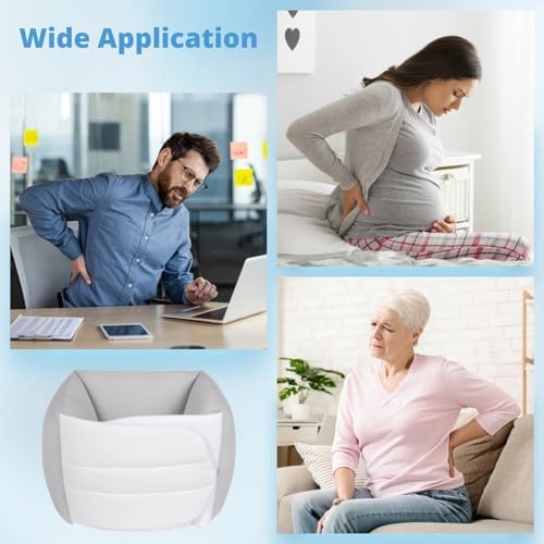 Lumbar Support Pillow for Sleeping, Adjustable Wrap-Around Cushion, Soft - Image 6