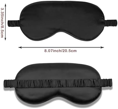 12PACK Silky Sleep Masks Satin Eye Mask Silk Eyes Cover - Image 2