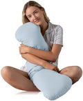 SleepCloud Weighted Body Pillow 6.5lbs, Cooling Tencel Cover, 41” x 10” by SleepCloudBodyPillows