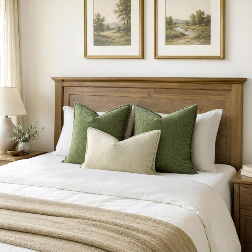MIULEE Decorative Couch Throw Pillow Covers 18x18 Inch Sage Green 2 Pack - Image 6