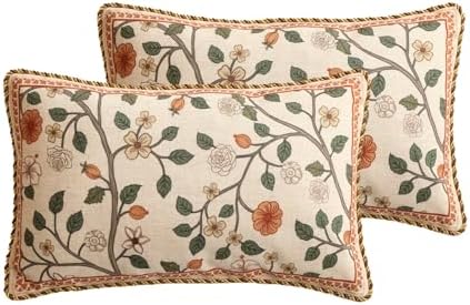 ISAENNE Designer Elegant Linen Throw Pillow Cover by Isaennehomedecoration