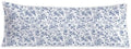 Vintage Chinoiserie Blue Floral 20x54 Body Pillow Cover, Grandmillennial Flower by PIUD