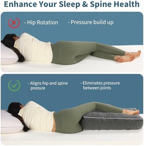 HOMBYS Shredded Memory Foam Knee Pillow - Image 3