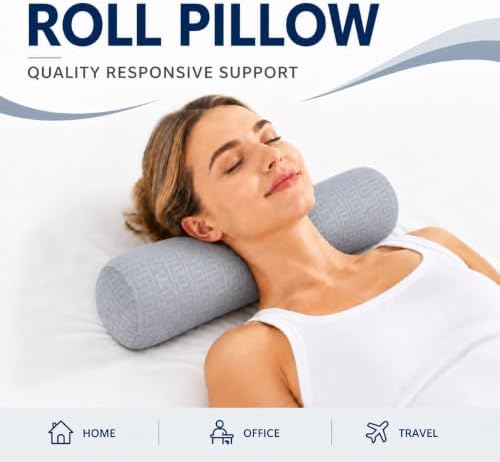 Neck Roll Pillow, Cervical Neck Pillow Bolster Pillow - Image 5