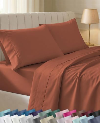 California Design Den Soft 100% Cotton Twin Size Bed Sheet Set by CaliforniaDesignDen
