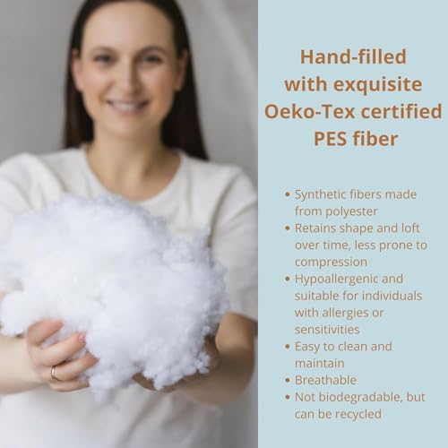 Organic Cotton U-Shaped Pregnancy Pillow – Full Body Support - Image 5
