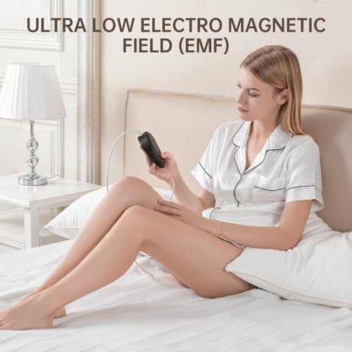 Bwarm Electric Heated Mattress Pad Queen Size, Bed Warmer, 9 Heat Settings - Image 6