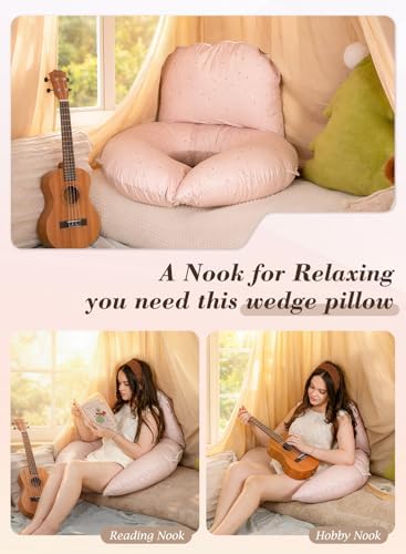 INSEN Wedge Pillow Set for Sleeping and After Surgery, Use for Acid Reflux - Image 5