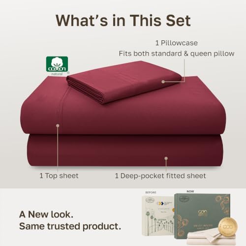 California Design Den Luxury 600 Thread Count Twin Sheets - Image 3