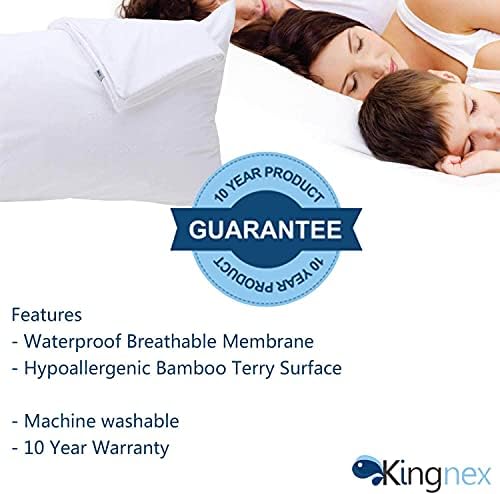 Waterproof Feather Proof Pillow Protectors Queen Size - Image 4