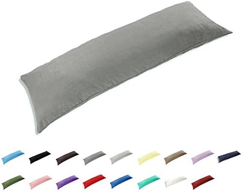 TAOSON 100% Cotton 300 Thread Count Full Long Body Pillow Cover Pillowcase by TAOSON