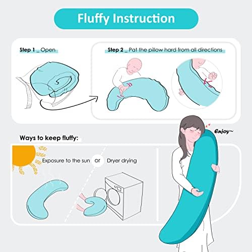 BYRIVER Firm C Shaped Body Pillow - Image 6