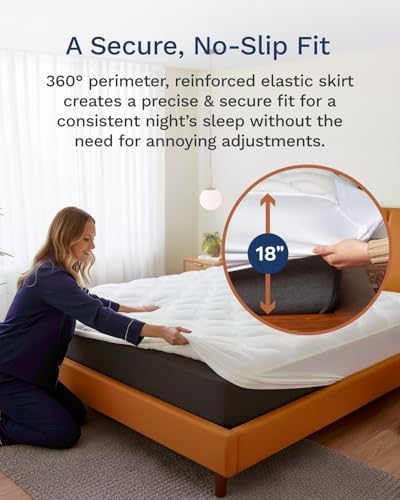 Viscosoft Copper Infused Pillow Top Mattress Pad - Image 5