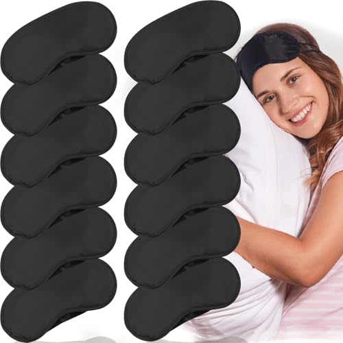 12 Pack Blindfold Eye Mask Cover Sleep Mask by Vandorla