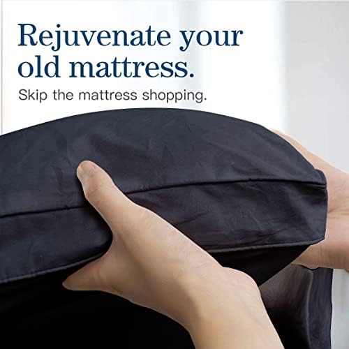 COONP King Mattress Topper, Extra Thick Pillow Top Mattress Pad Cover - Image 4