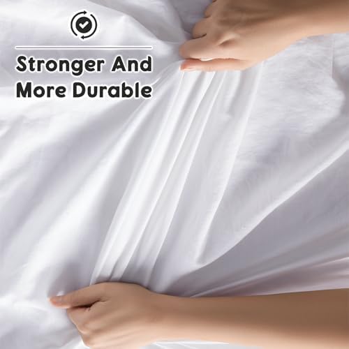SONORO KATE 100% French Linen Queen Size Sheets Set, Extra Deep Pocket - Image 4