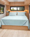 Short Queen Size 4 Piece Bed Sheet Set by CGKUnlimited
