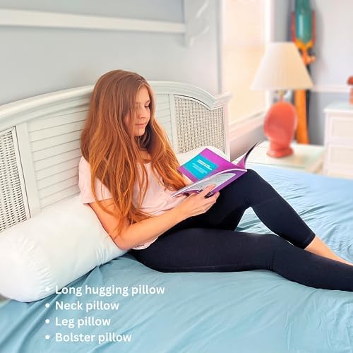 8x48 Round Body Pillow, Adjustable Bolster - Image 4