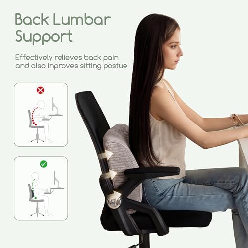 Lumbar Support Pillow for Recliner Chair/Accent Chair/Couch, Extra Large Memory - Image 7
