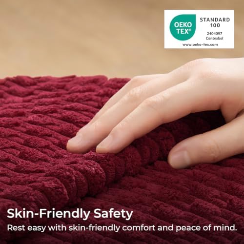 Kevin Textile Soft Corduroy 20"x54" Body Pillow Cover 1 Pack - Image 2