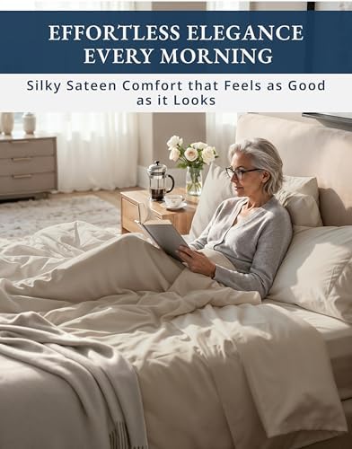 LANE LINEN Hospital Bed Sheets Twin XL 100% Egyptian Cotton Sateen - Image 5