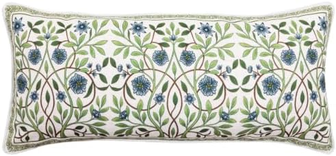 ISAENNE Designer Vintage Linen Throw Pillow Cover by Isaennehomedecoration