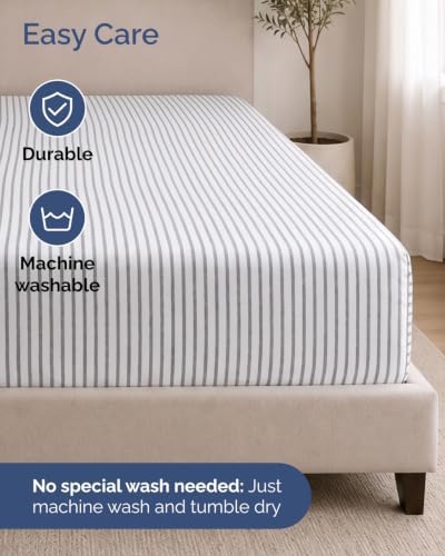 CGK Linens 2 Pack Extra Deep Twin XL Fitted Sheets - Image 6