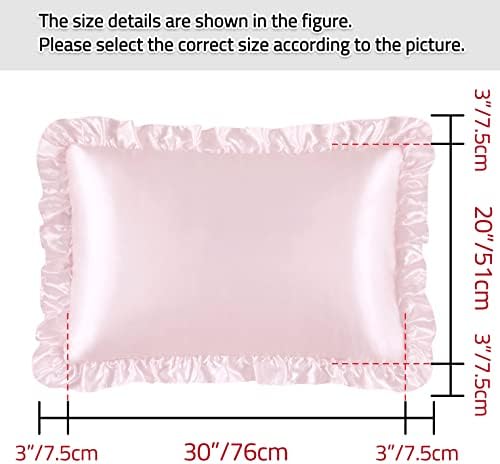 Silky Satin Ruffled Pillow Cases - Image 7