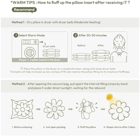 Sioloc Daisy Flower Pillow - Image 4