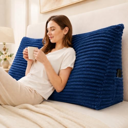Headboard Pillow King, Headboard Wedge Pillow by Zonamat