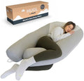 Plufl Hugl Cooling Body Pillow for Adults, U Shaped Pregnancy Pillow by Plufl