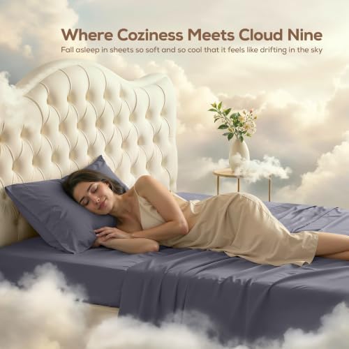 Twin XL Sheets Set, 3 Pieces 16" Deep Pocket Hotel Luxury Bed Sheets - Image 4
