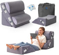 Ahpmeoa 6PCS Wedge Pillow Set for After Surgery, Back Pillow for Bed Sitting Up by Ahpmeoa